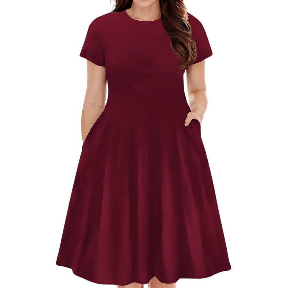 NEW Unbranded Tee Dress | Burgundy